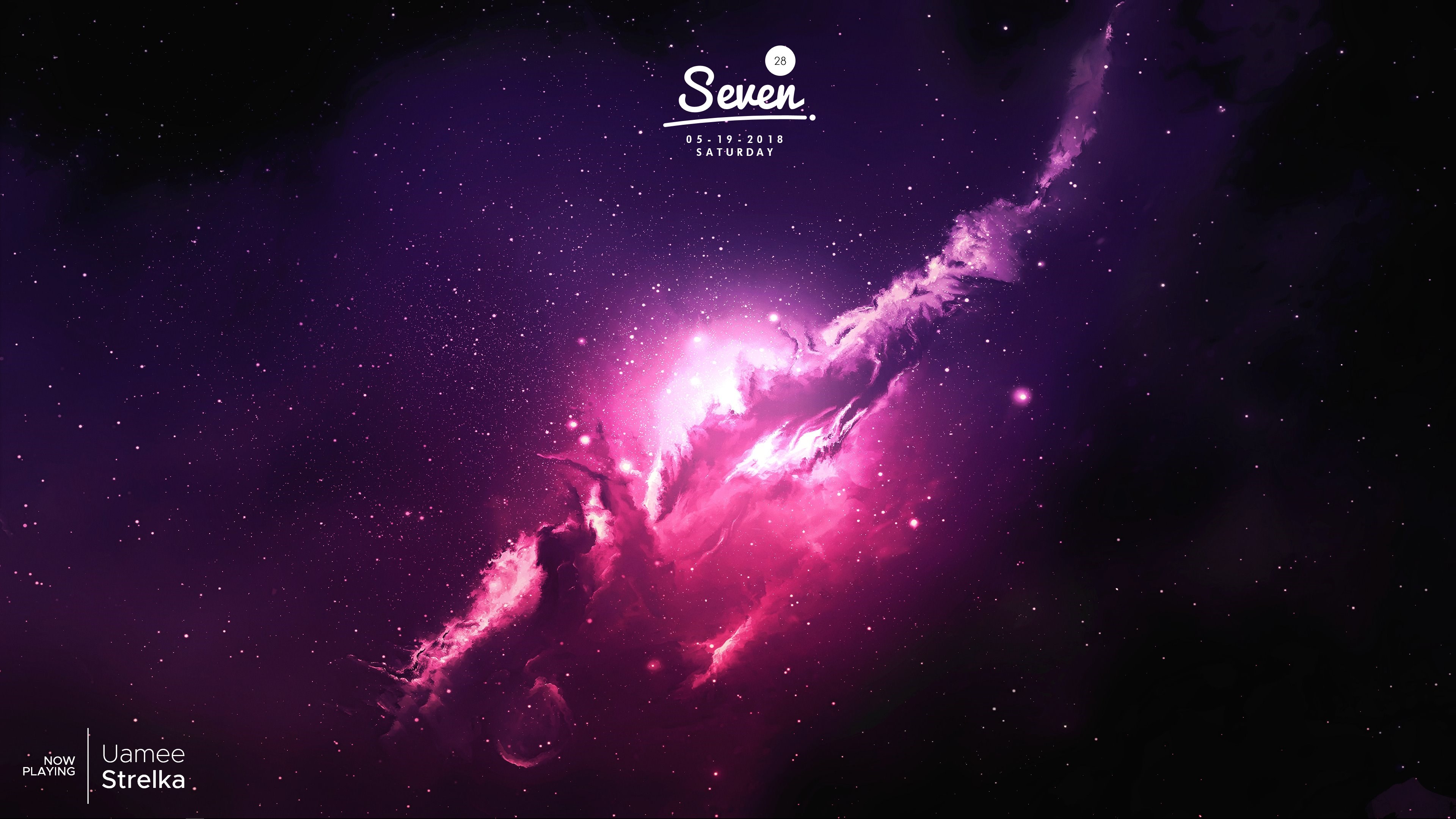 Clean Purple Space Scrolller