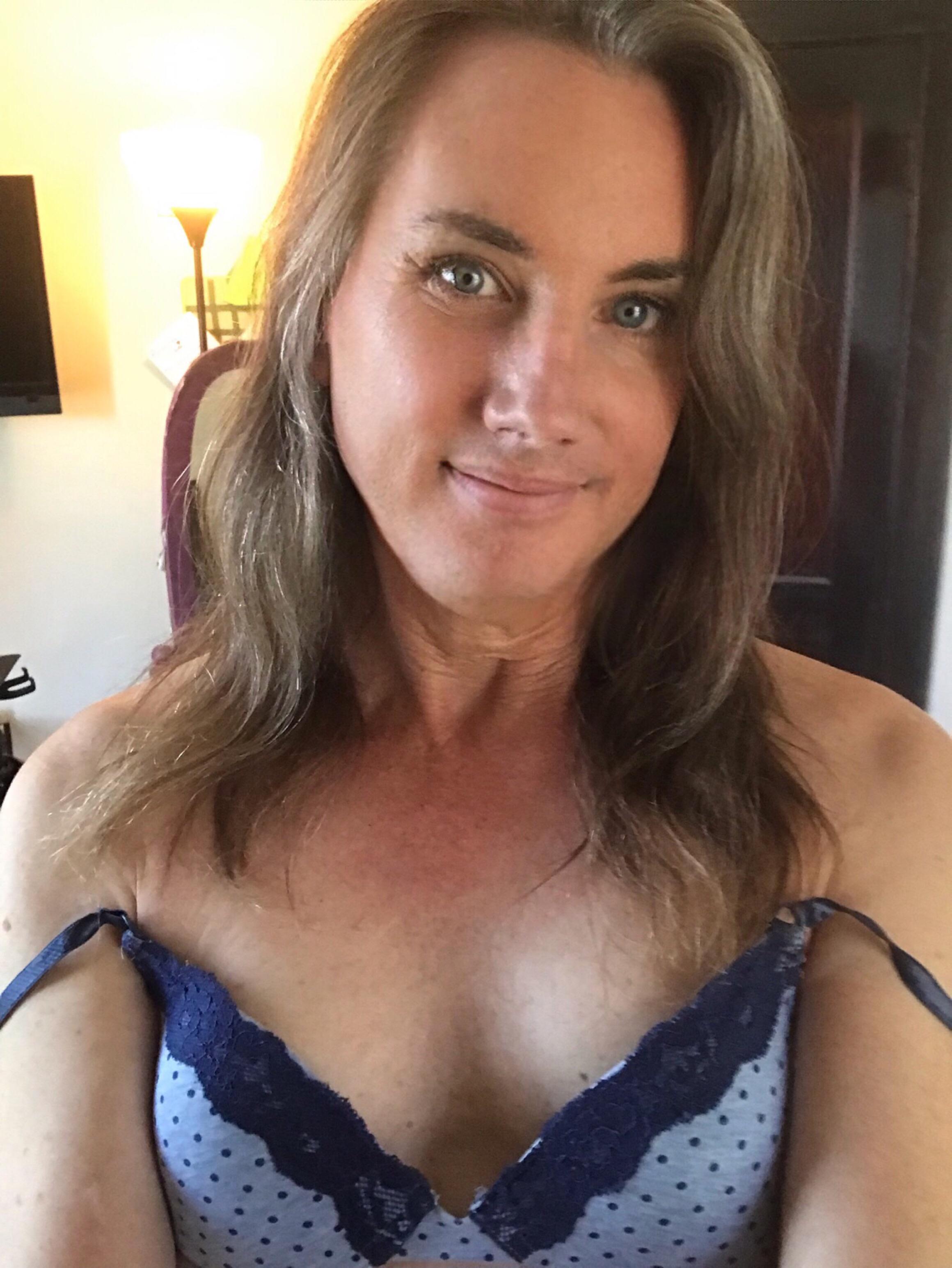 Getting some help from a push-up bra! 62 yo mtf, 9 months HRT