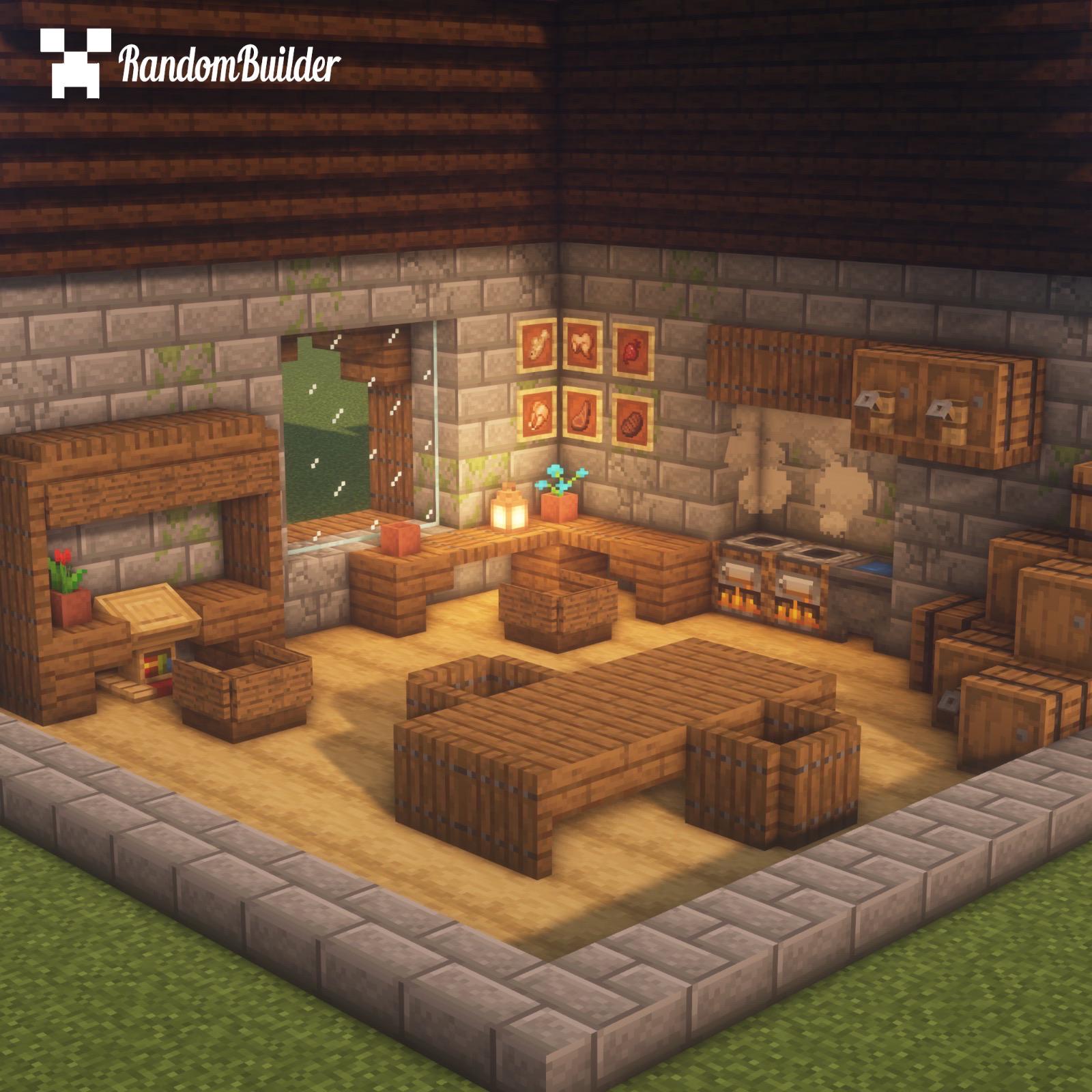 Minecraft Interior Design Kitchen